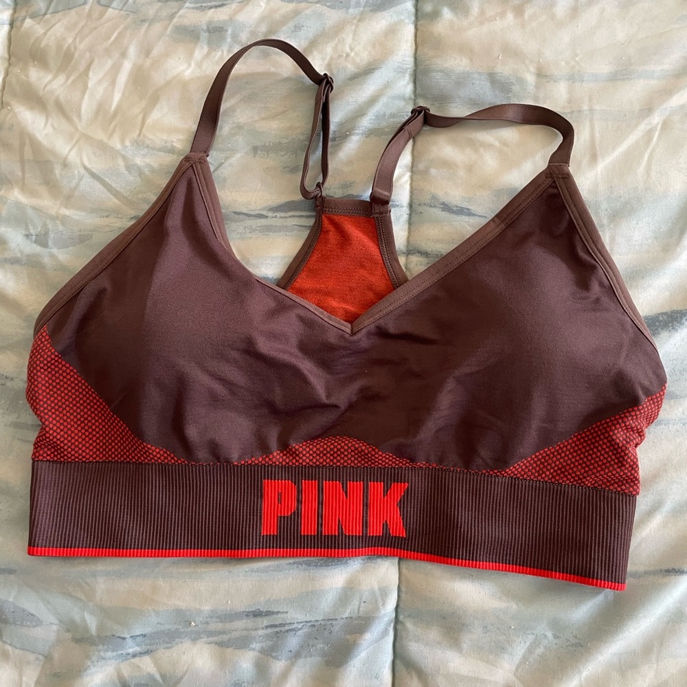 NWT PINK by Victoria’s Secret Racerback Sports Bra